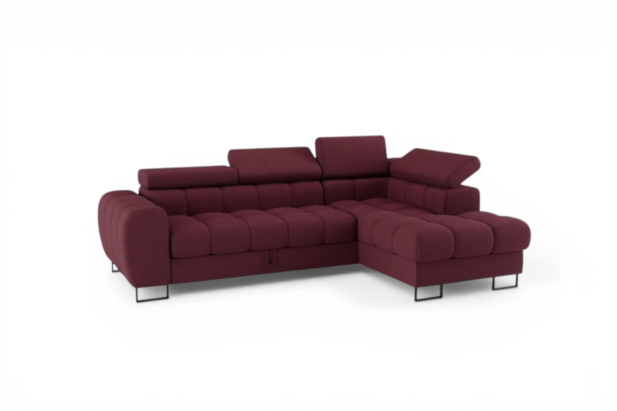 Fun Möbel Ecksofa Rot 260x170 cm