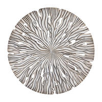 WANDPANEEL Bonte Beige 120/2.5/120cm - Beige, Holz (2.5/120/120cm) - PTMD Collection