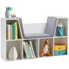 KINDERREGAL - Weiß, Holzwerkstoff (30/62/103cm) - HOMCOM