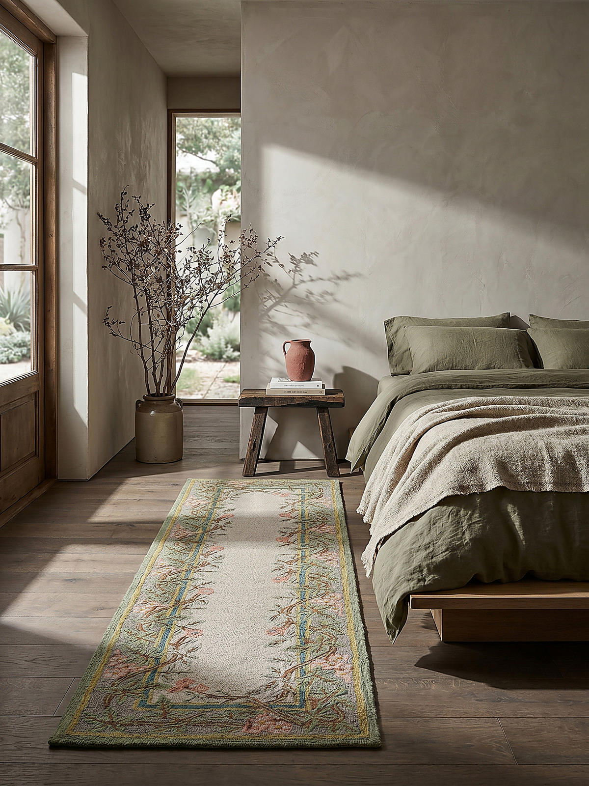 TEPPICH aus Wolle SOAR in Bunt, floral, 80 x 300 cm - Multicolor, Textil (80/300cm) - KADIMA DESIGN