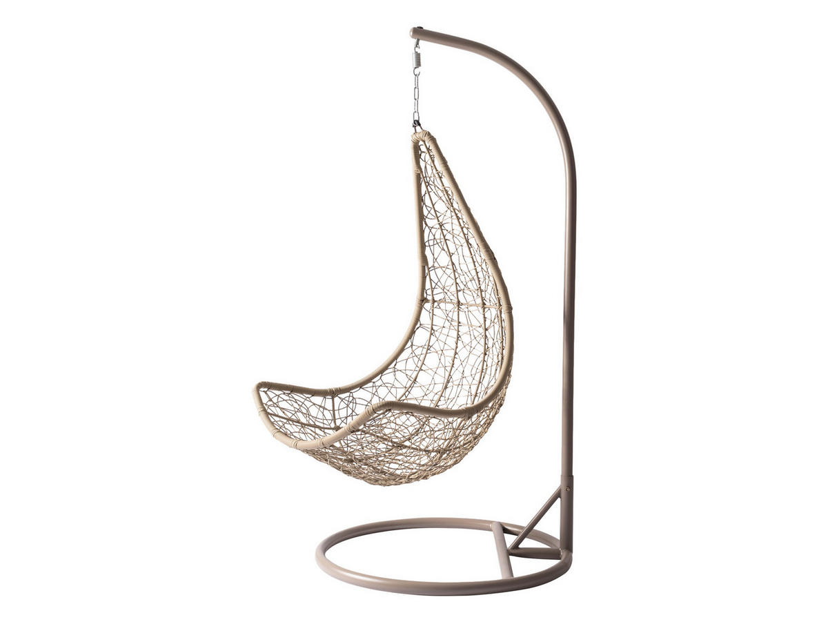HÄNGESESSEL Boho - Beige, Metall (95/195/95cm) - MIRJAN24