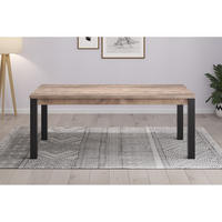 ESSTISCH Emile Eiche Dekor - Eichefarben, Holzwerkstoff (77/200/200cm) - ebuy24