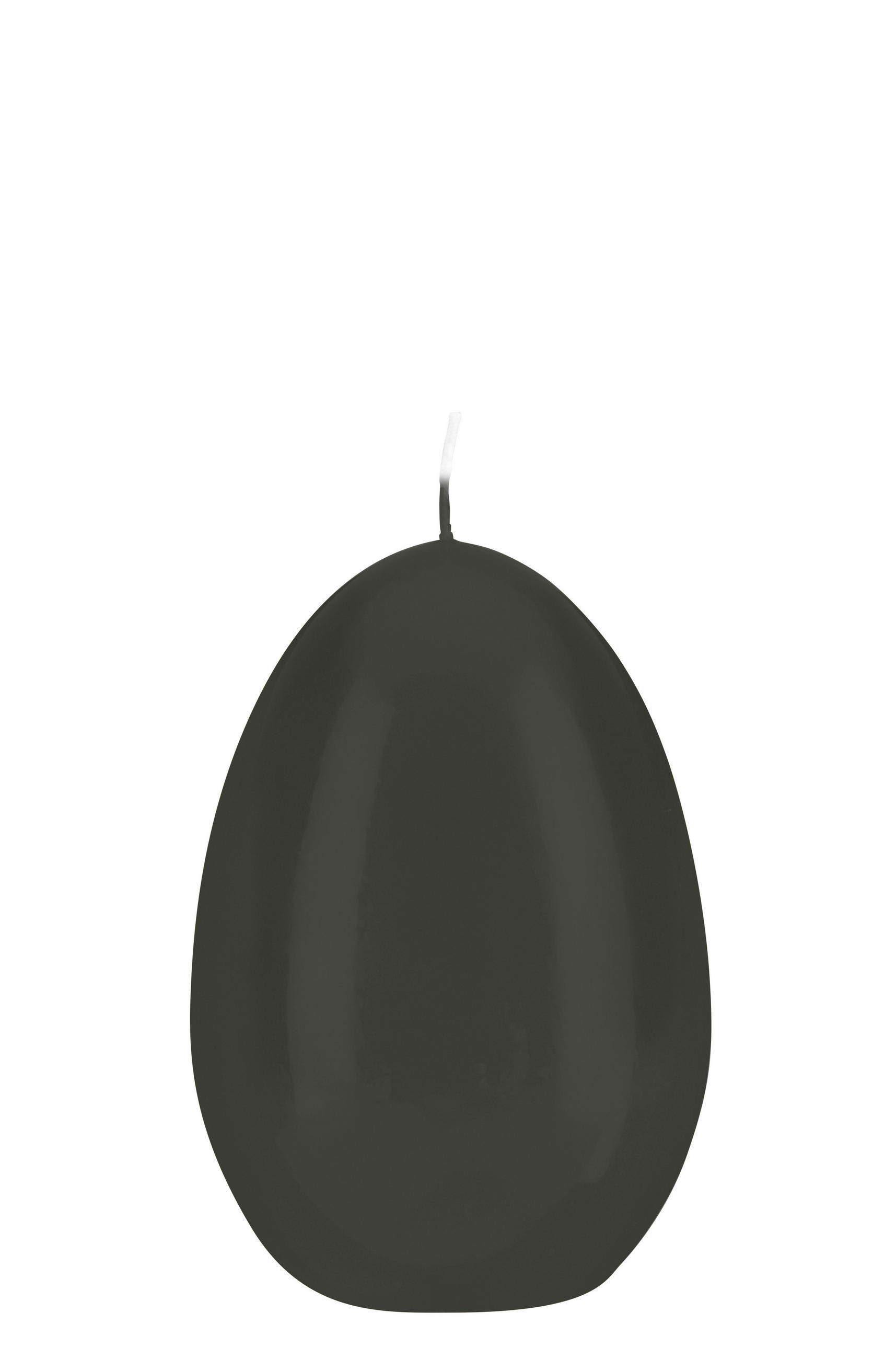 EIKERZEN Klarlack Grau 120 x Ø 80 mm, 6 Stück - Grau, Paraffin (8/12/12cm) - Kopschitz Kerzen