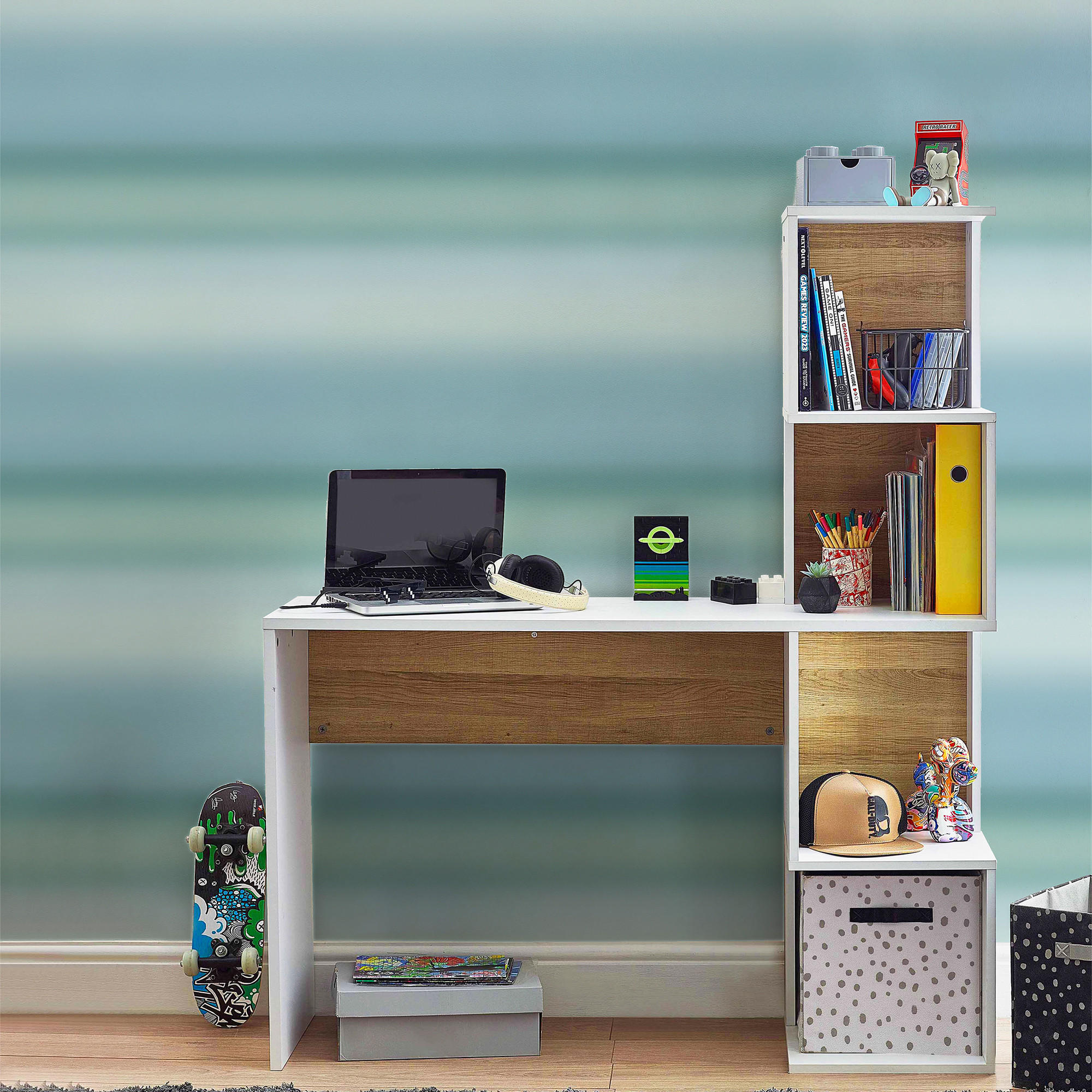 TAPETE Ocean - Blau, Papier/Kunststoff (52/1000cm) - next