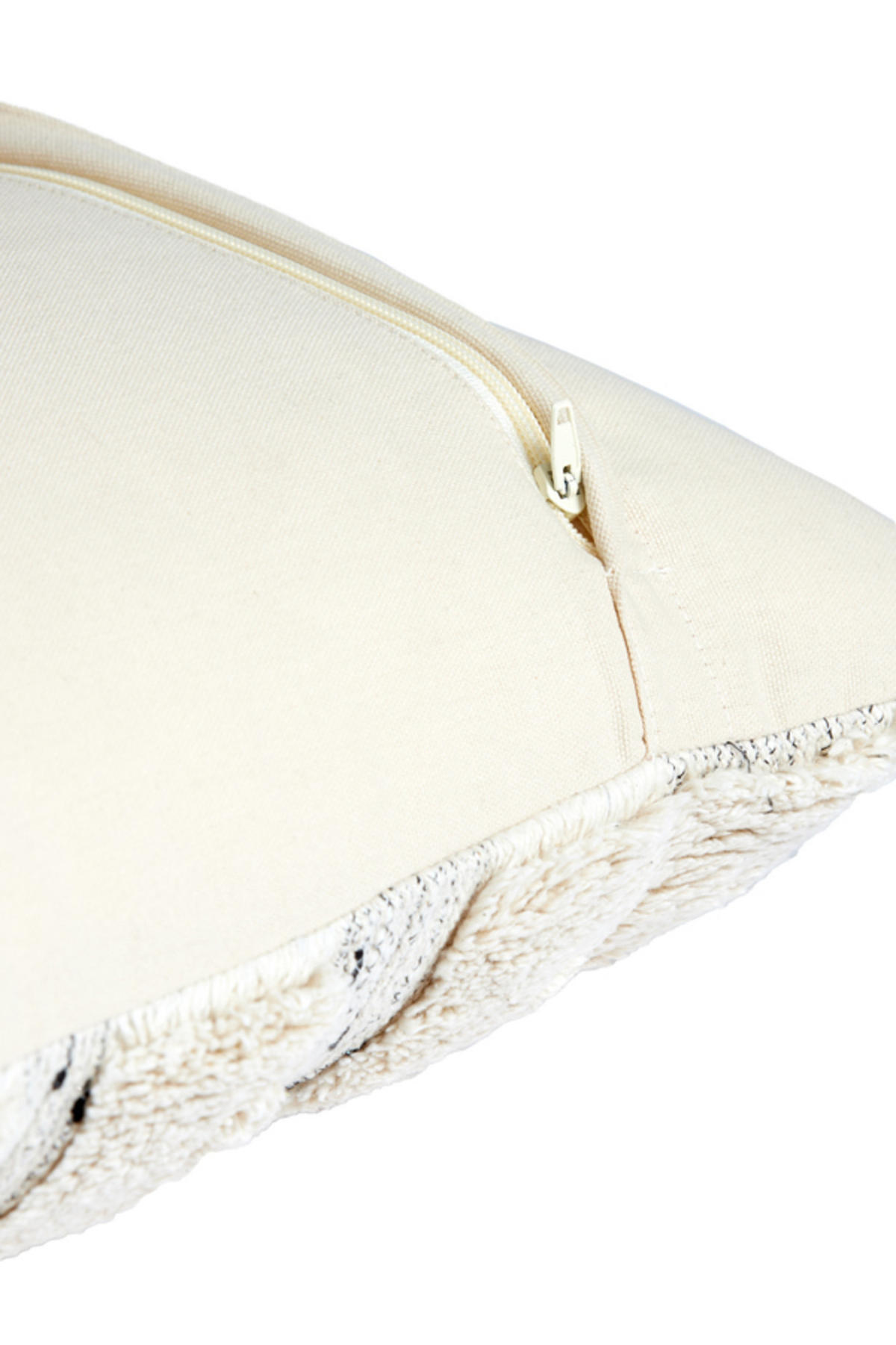 DEKOKISSEN Sakala Weiß 45/45 cm - Weiß, Textil (45/45cm) - Light & Living