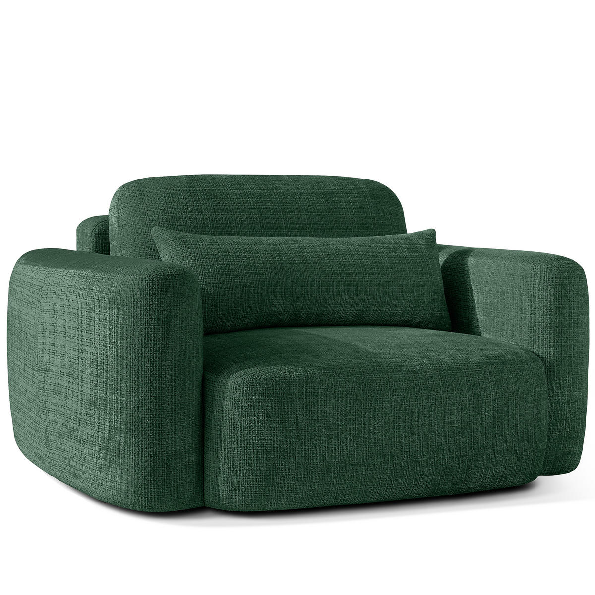 SESSEL ELOSA - Grün, Holz/Textil (145/85/115cm) - KONSIMO®