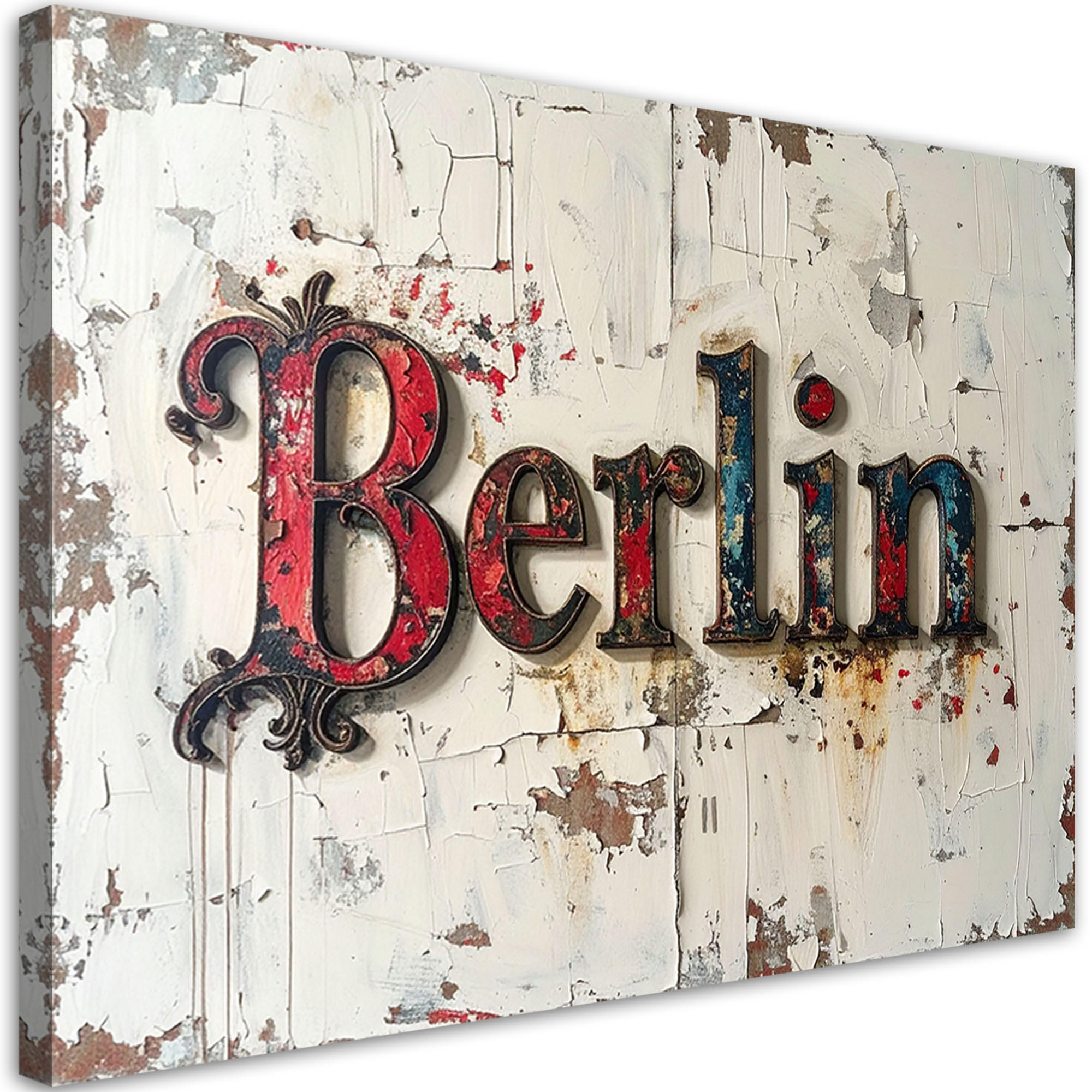 Feeby Leinwandbild Beige 45x30 cm