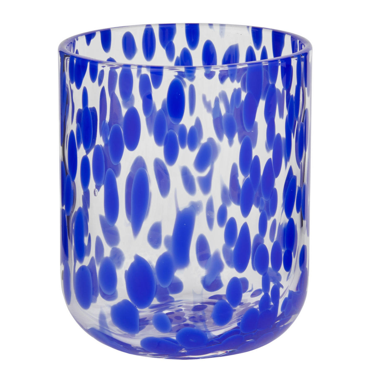 TRINKGLAS (6er-Set) Confetti - Blau, Glas (0.33L) - Butlers