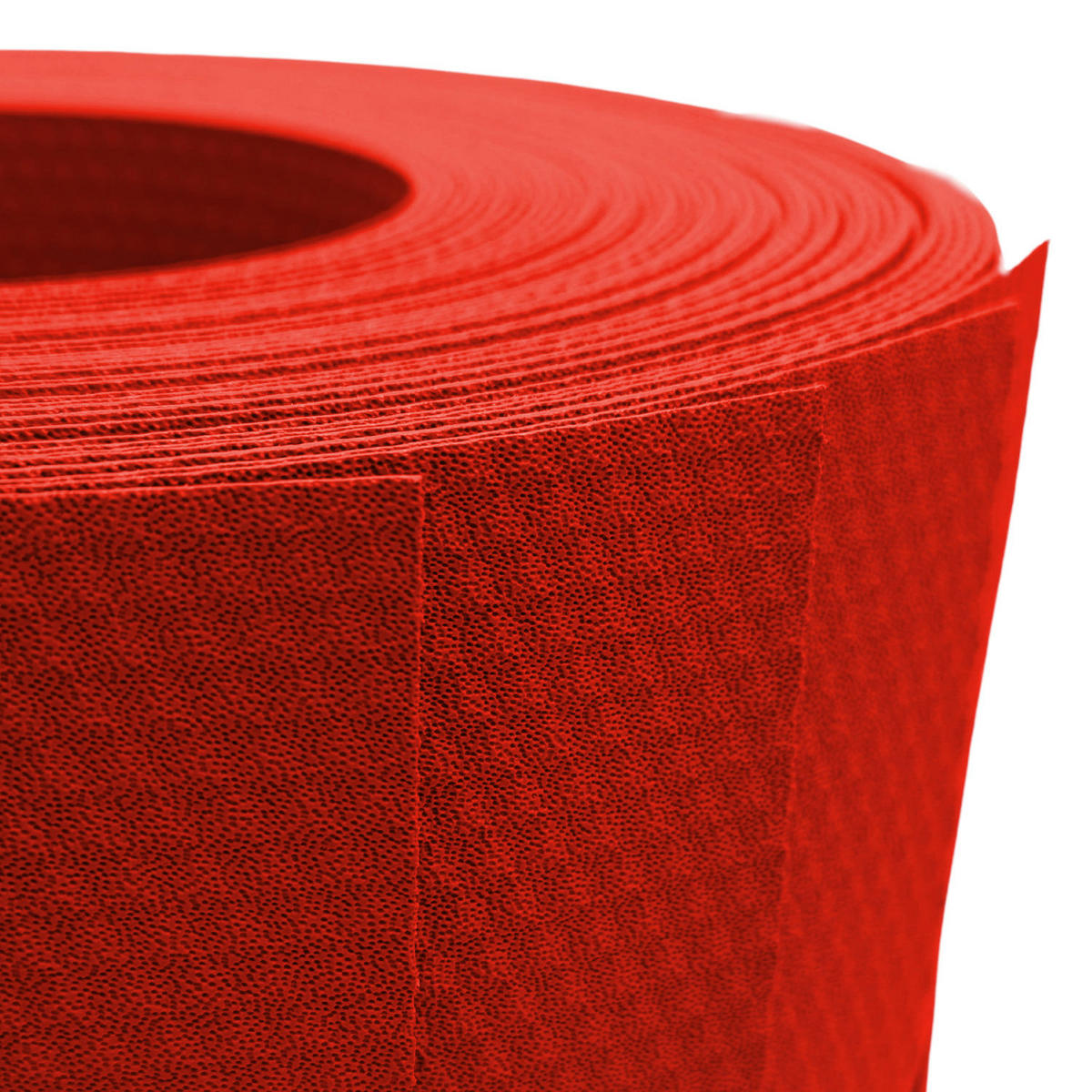 SICHTSCHUTZSTREIFEN Delux-P Einzelstreifen Wabenstruktur Rot 10x 2,55m - Rot, Kunststoff (255/19cm) - ZAUN|ZU