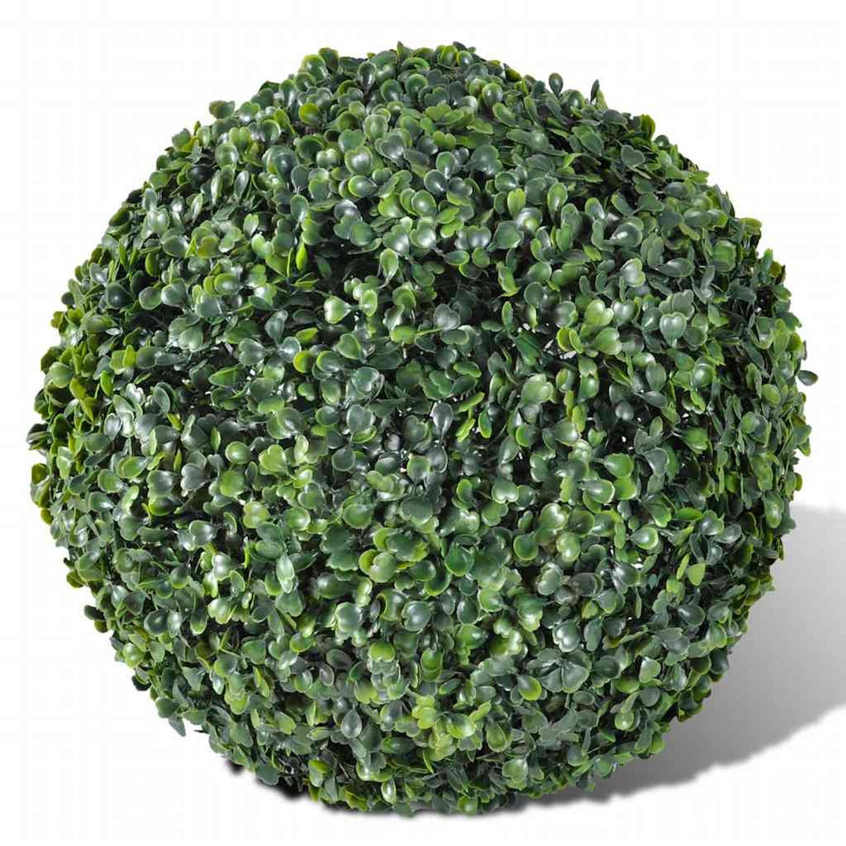 BUCHSKUGEL Ø 35Cm Kunstbaum Buchsbaumkugel+2Xsolar - Grün, Kunststoff (35/35/35cm) - vidaXL
