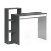 SCHREIBTISCH Leo Anthrazit/Weiß 110 x 40 cm - Anthrazit/Weiß, Holzwerkstoff (40/110/91cm) - Vicco