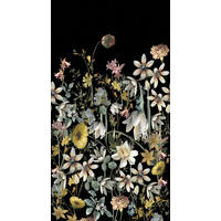 FOTOTAPETE Feldblumen 150 x 279 cm - Schwarz, Papier (150/279cm) - ESTAhome