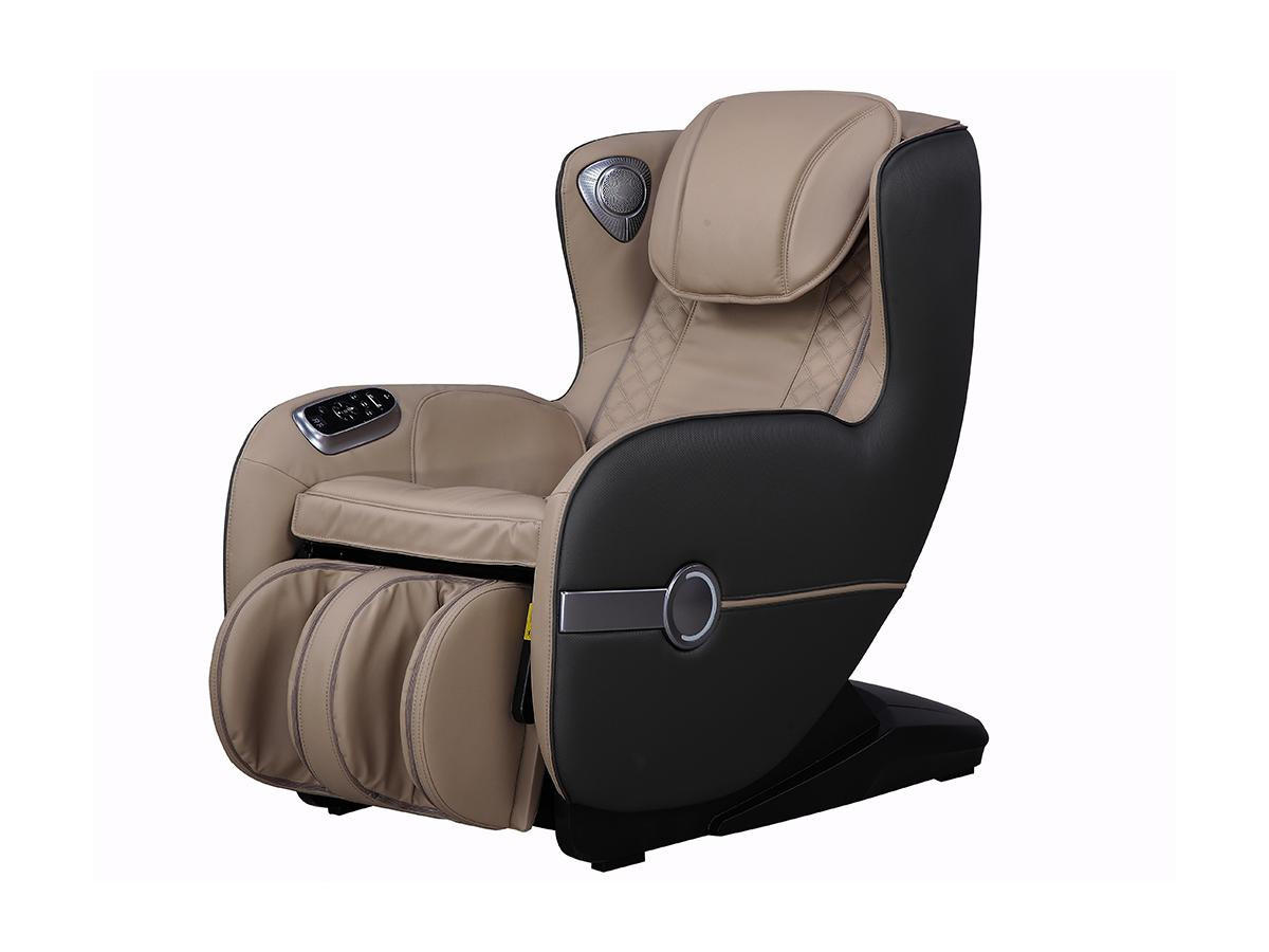 MASSAGESESSEL mit LEDs & Bluetooth - Kunstleder - Beige - KASOU - Braun, Leder (68/99/104cm) - Vente-Unique