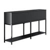 KONSOLE 2 Schwingtüren L150 cm - Lord - Anthrazit, Holzwerkstoff (150/30/80cm) - Calicosy
