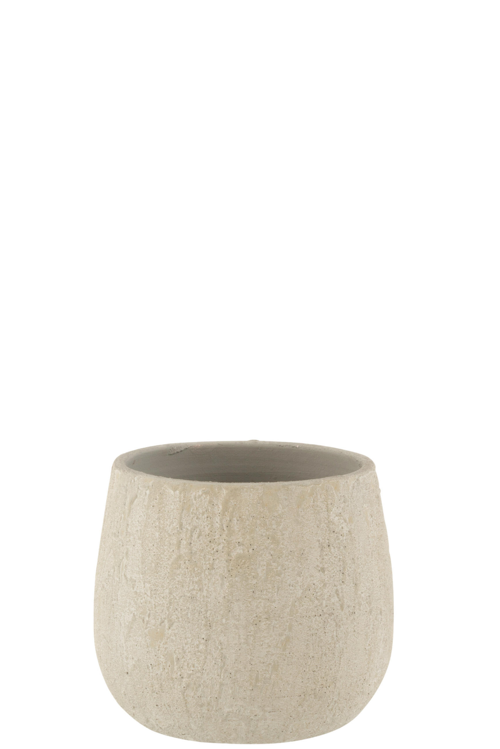 BLUMENTOPF SPIKKEL - Grau - 20/20/18.5 cm - Grau, Keramik (20/18.5cm) - J-Line