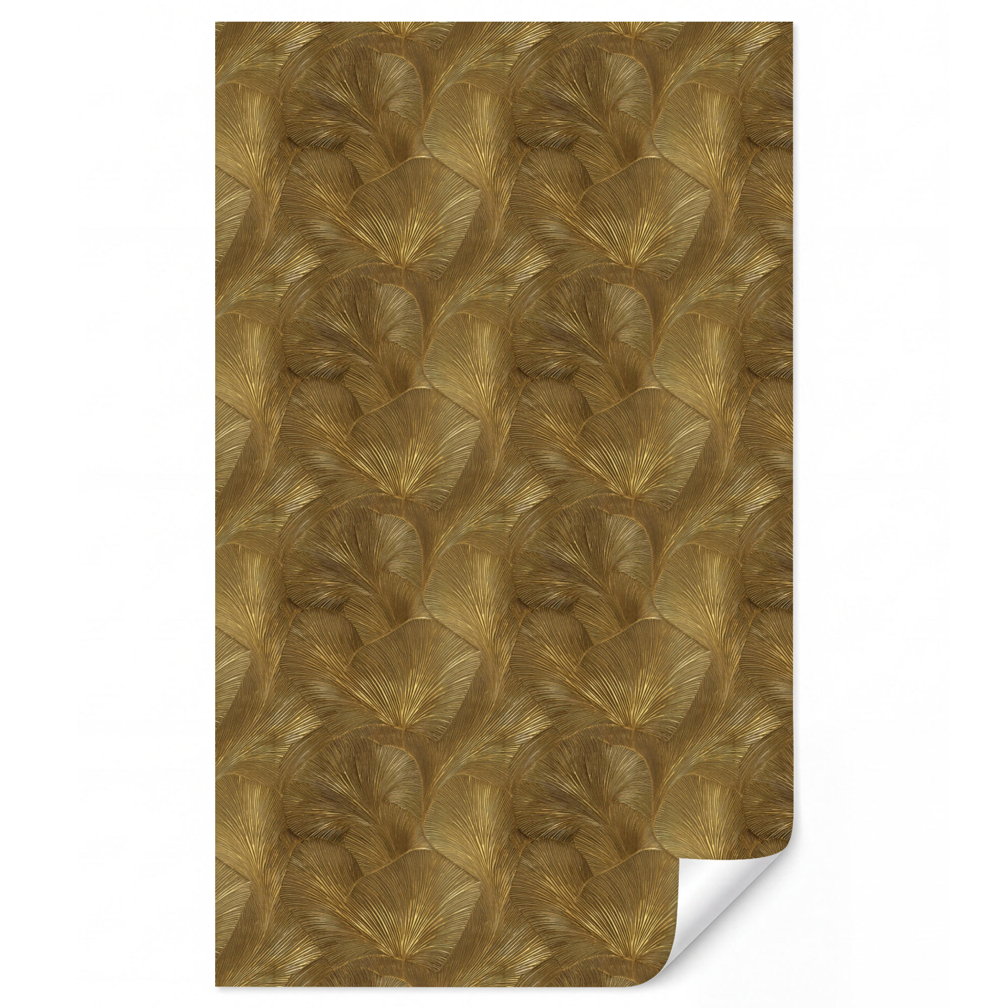 OnlyWow Tapete Gold 140x240 cm