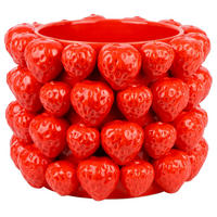 ÜBERTOPF Fragola ø24,5 cm - Rot, Keramik (24.5/18.5/24.5cm) - FURNARO