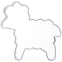 AUSSTECHFORM Lamm 10 cm Silber - Silberfarben, Metall (9/2.1/10cm) - Orion 