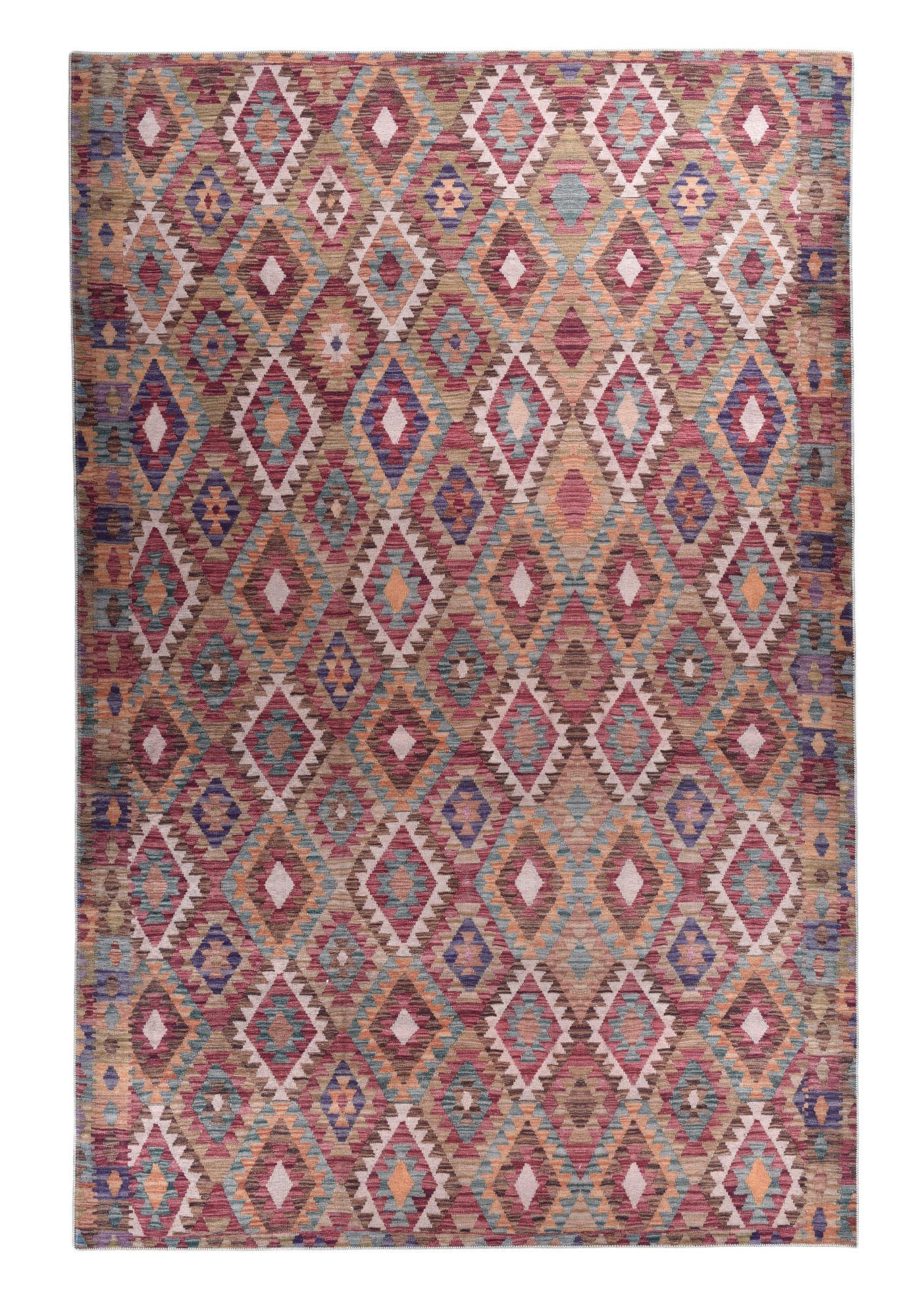 KURZFLORTEPPICH Cecilia 70x140 cm - Multicolor, Textil (70/140cm) - Gino Falcone