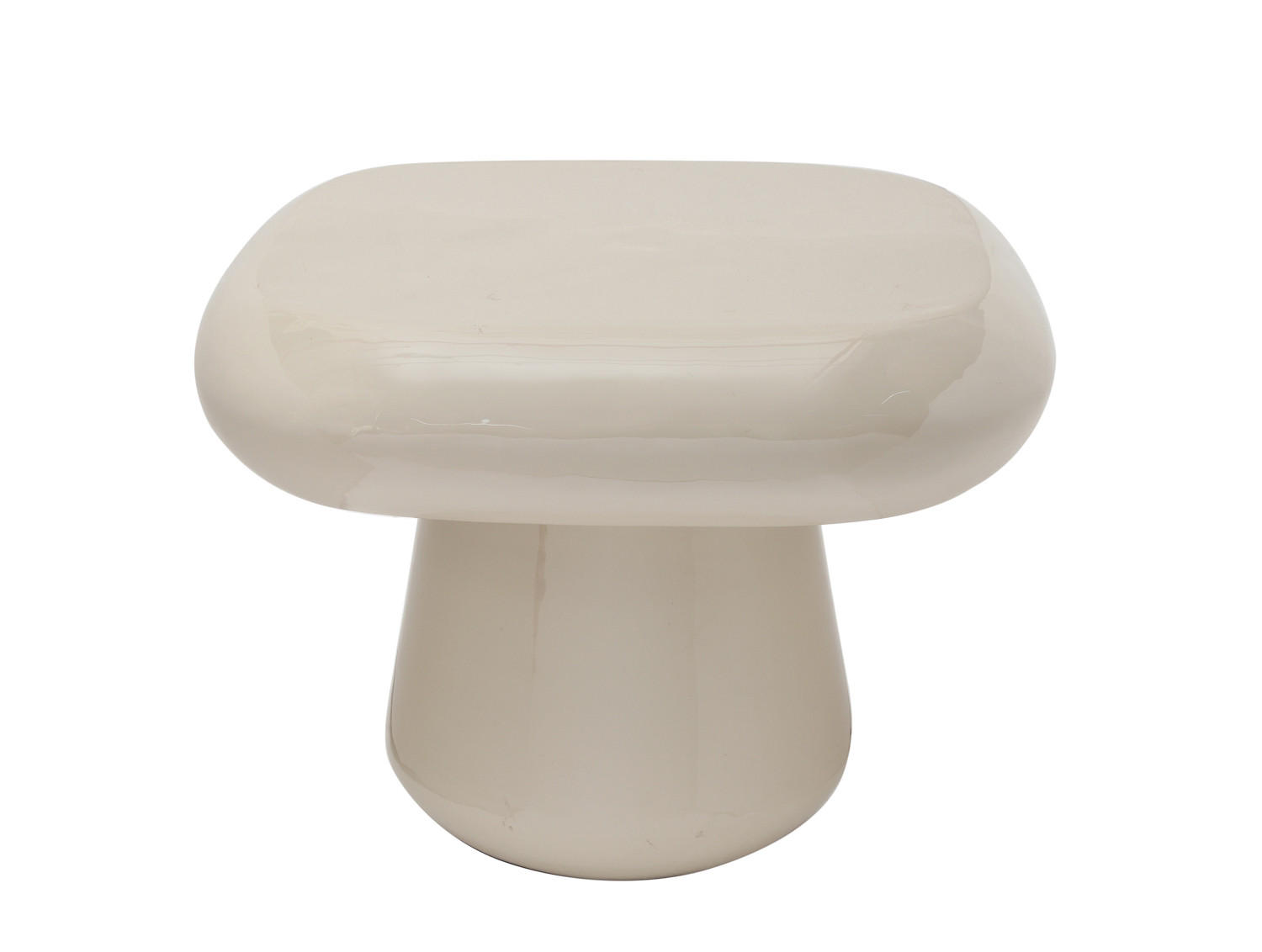 Leitmotiv Beistelltisch Grau 49x36x49 cm