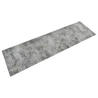 KÜCHENTEPPICH Waschbar Beton 45/150 Cm Samt - Grau, Kunststoff (45/150cm) - vidaXL