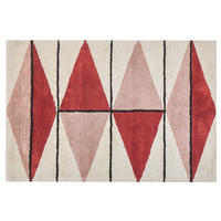 KURZFLOR-TEPPICH Purnia 200/140 cm - Multicolor, Textil (140/200cm) - Beliani