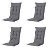 GARTENSTUHLKISSEN Oxford 123/50 cm 4er-Set - Grau, Textil (50/7/123cm) - Madison