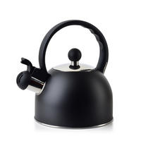 WASSERKESSEL Sam Schwarz 19/19/22 cm Metall - Schwarz, Metall (19cm) - Mondex