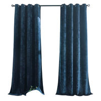 VORHANG 2ER SET »Nürnberg« HxB 245x135 cm Blau - Blau, Textil (135/245cm) - Gardinenbox