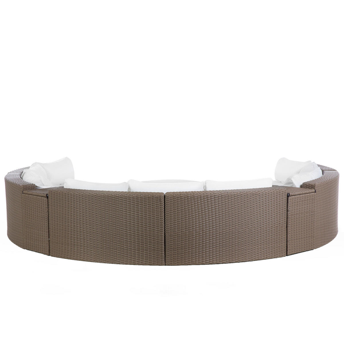 LOUNGE-SET braun Severo - Braun, Kunststoff - Beliani