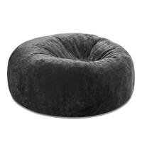 SITZSACK XXL Dunkelgrau Memory-Effekt & Waschbarer Bezug - Dunkelgrau, Textil (130/60/120cm) - Urban Meuble