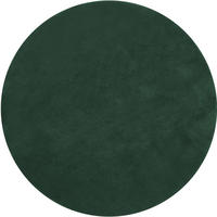 KURZFLORTEPPICH Soft Zone,rutschfeste Unterseite,grün - Grün, Kunststoff (120/120cm) - tectake