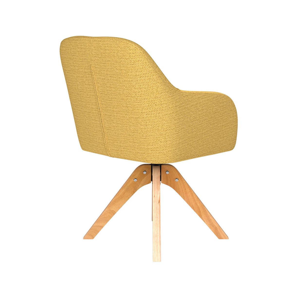 ESSZIMMERSTUHL Otis - Gelb - 62/59/84 cm - Gelb, Textil (59/84/62cm)