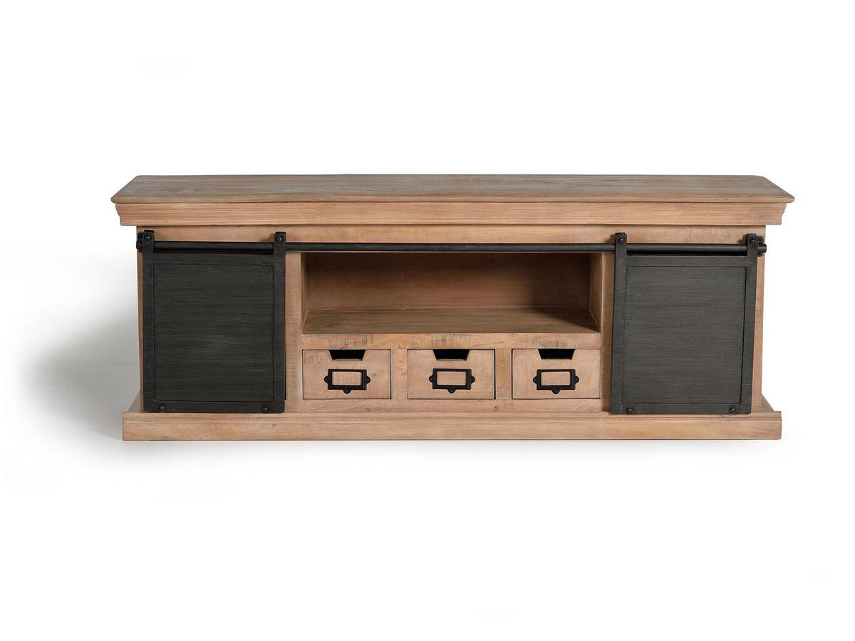 TV-SCHRANK aus Holz - Braun, Holz (150/55/40cm) - Giner y Colomer