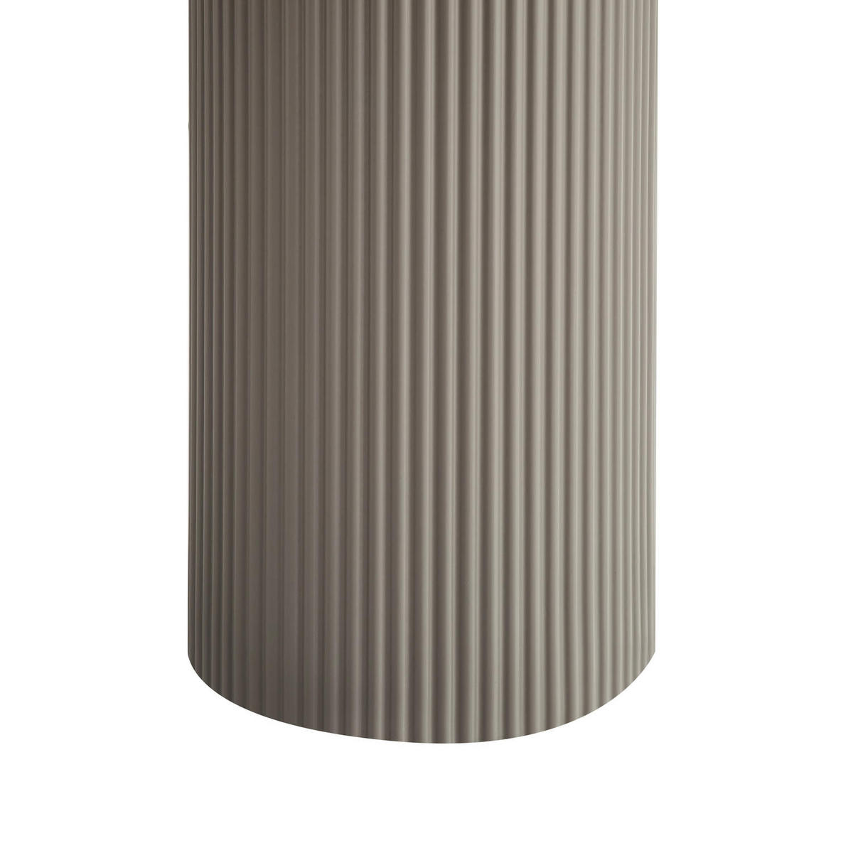 COUCHTISCH rund Beige 50/50/50 cm - Taupe/Graubraun, Holzwerkstoff (50/50/50cm) - Furnhouse