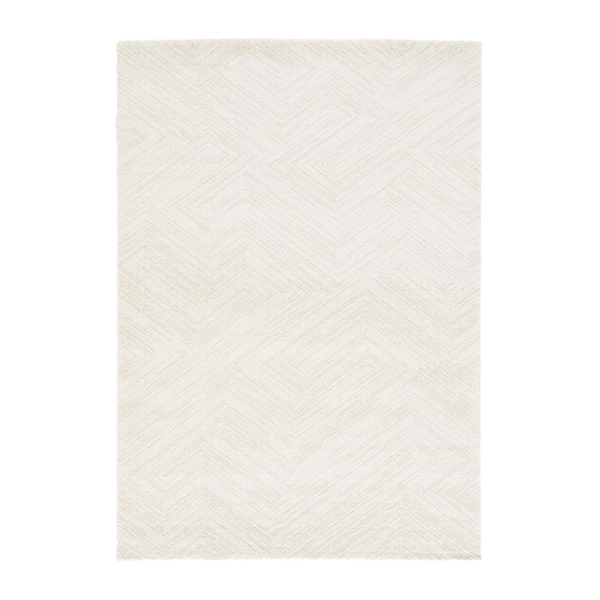 TEPPICH ultraweich aus recycelten Fasern weiß - Weiß, Textil (200/290cm) - AFK Living