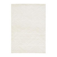 TEPPICH ultraweich aus recycelten Fasern weiß - Weiß, Textil (80/150cm) - AFK Living