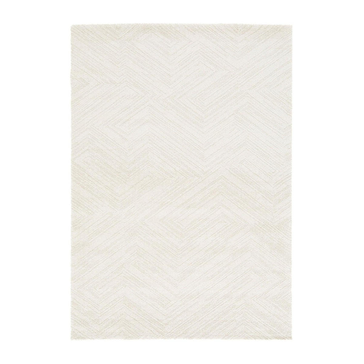 TEPPICH ultraweich aus recycelten Fasern weiß - Weiß, Textil (80/150cm) - AFK Living