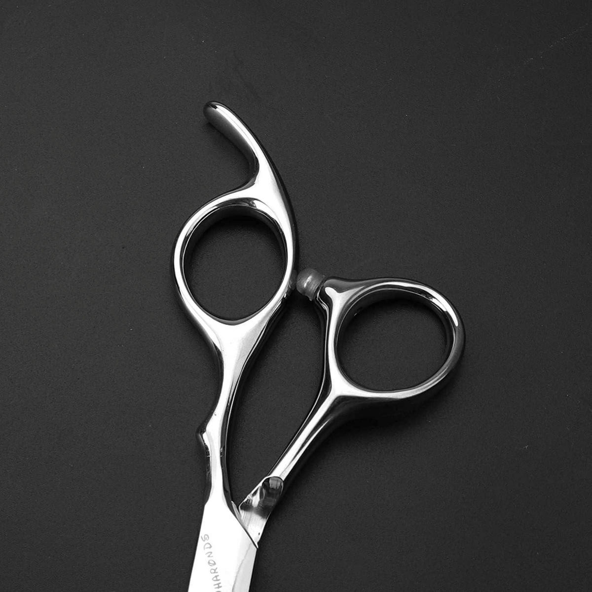 FRISEURSCHEREN Set 6 Zoll Edelstahl mit Zubehör - Silberfarben, Metall (6/1/15.2cm)