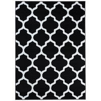 TEPPICH LUXURY Schwarz Marokkanisch Geometrisch 250/300 cm - Schwarz, Textil (250/300cm) - Tapiso