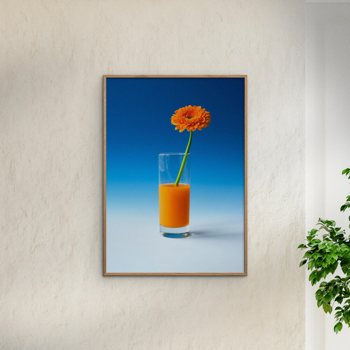 POSTER Supermercat - Suck it up - Blau, Papier (50/70/0.1cm) - Poster&Frame