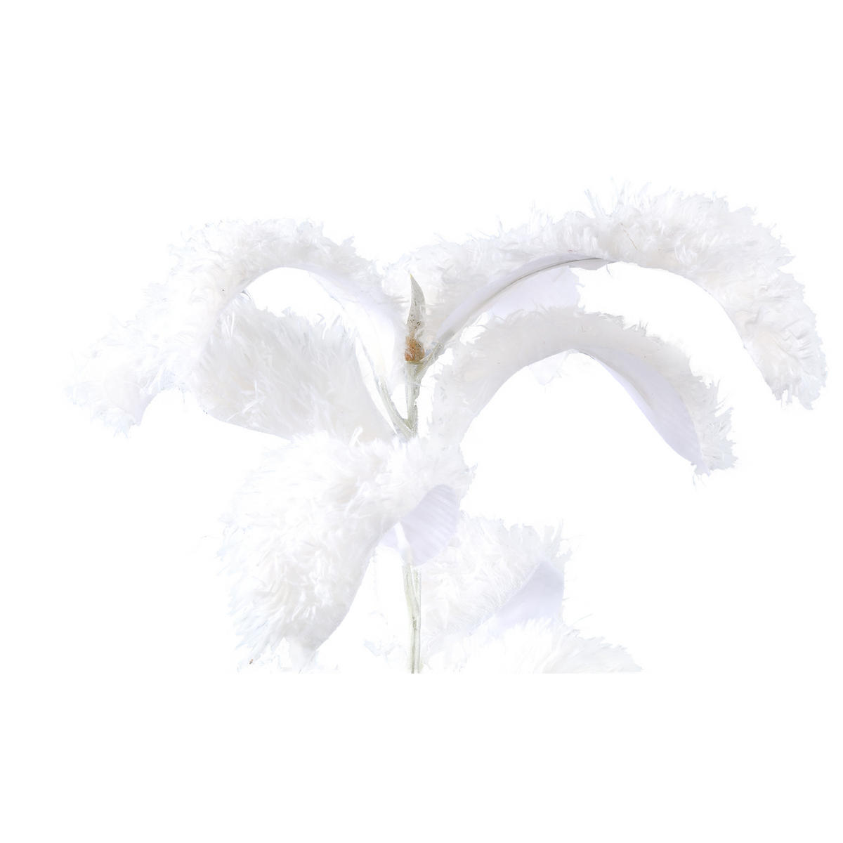 KUNSTBLATT Leaves Weiß 36/26/84cm - Weiß, Kunststoff (26/84/36cm) - PTMD Collection