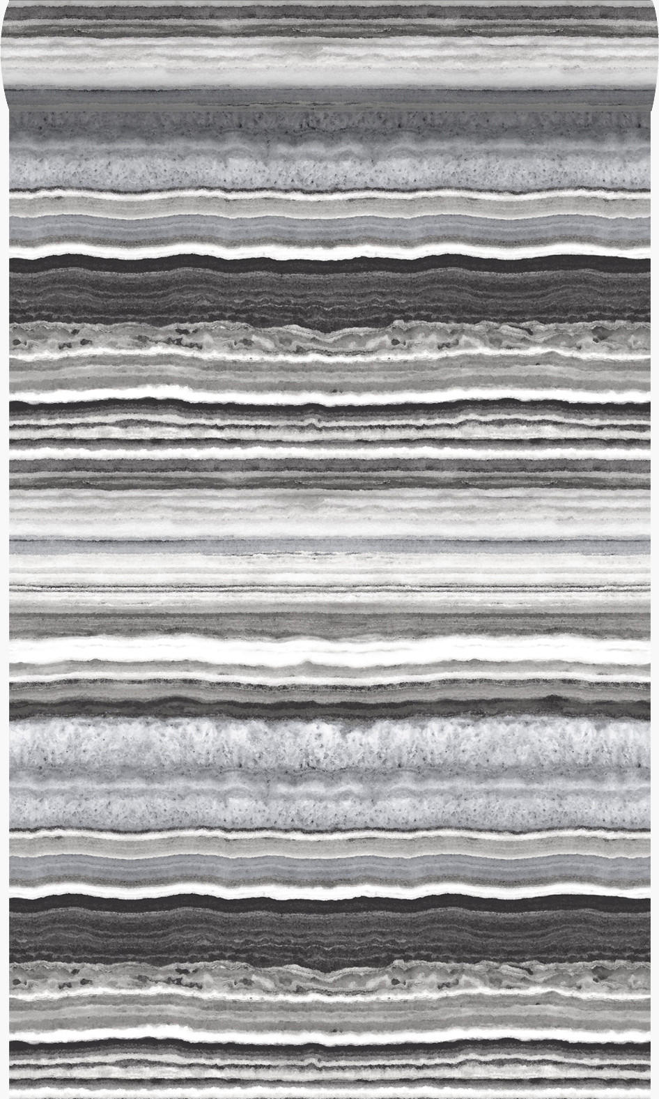 TAPETE Marmor-Optik 53 cm x 10.05 m - Schwarz, Papier (53/1000cm) - Origin Wallcoverings