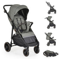 BUGGY Sommer grau Kinderbuggy, Sonnendach, EVA-Räder, verstellbar - Grau, Metall (95/58/110cm) - Moni