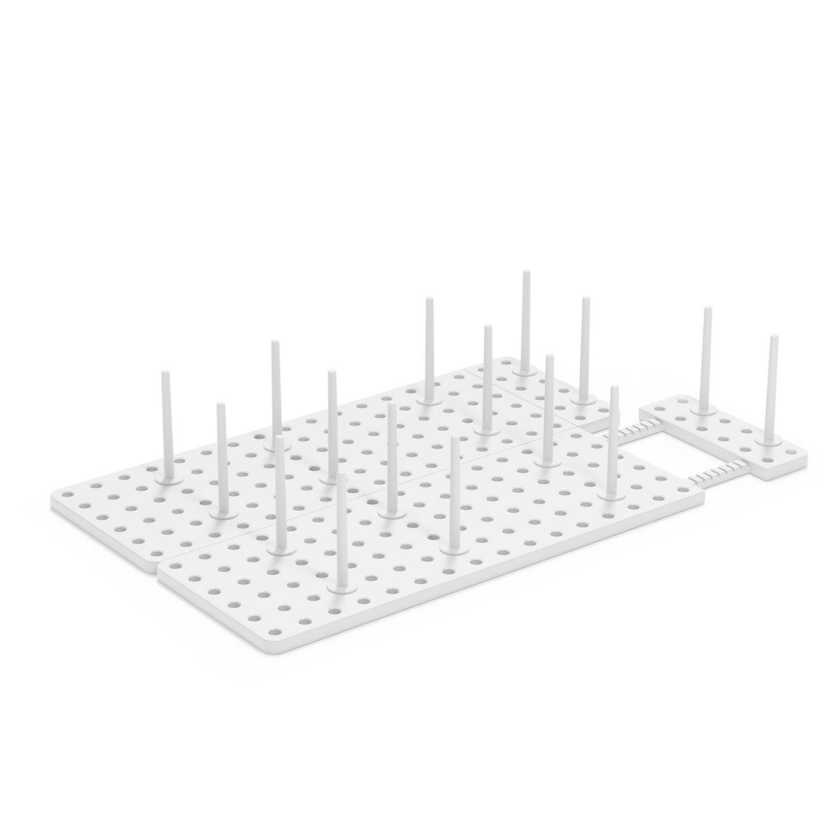 SCHUBLADENORGANIZER Peggy 2er-Set, Weiß - Weiß, Kunststoff (15/10/55cm) - Umbra