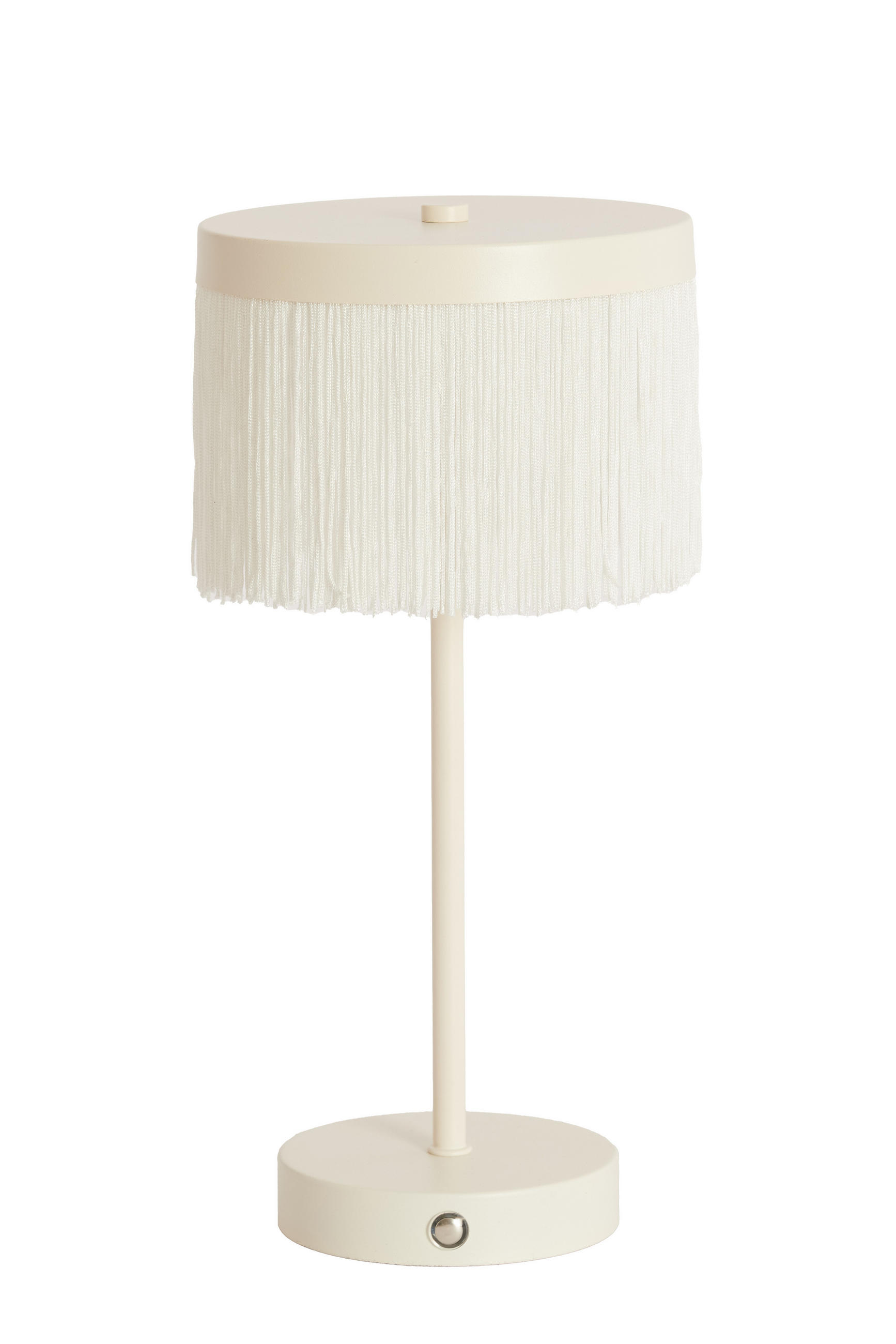TISCHLAMPE Diny Weiß 17/17/35 cm - Weiß, Metall (17/17/35cm) - Light & Living