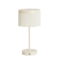 TISCHLAMPE Diny Weiß 17/17/35 cm - Weiß, Metall (17/17/35cm) - Light & Living