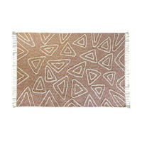 TEPPICH Rosa Terrakotta Weiß Randbereich Urban (160 x 230 x 1 cm) - Multicolor, Textil (160/230cm) - DKD Home Decor