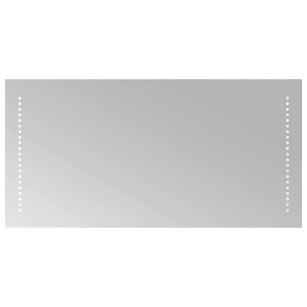 LED-BADSPIEGEL 80x40 cm - Transparent, Glas (40/40/80cm) - furnicato