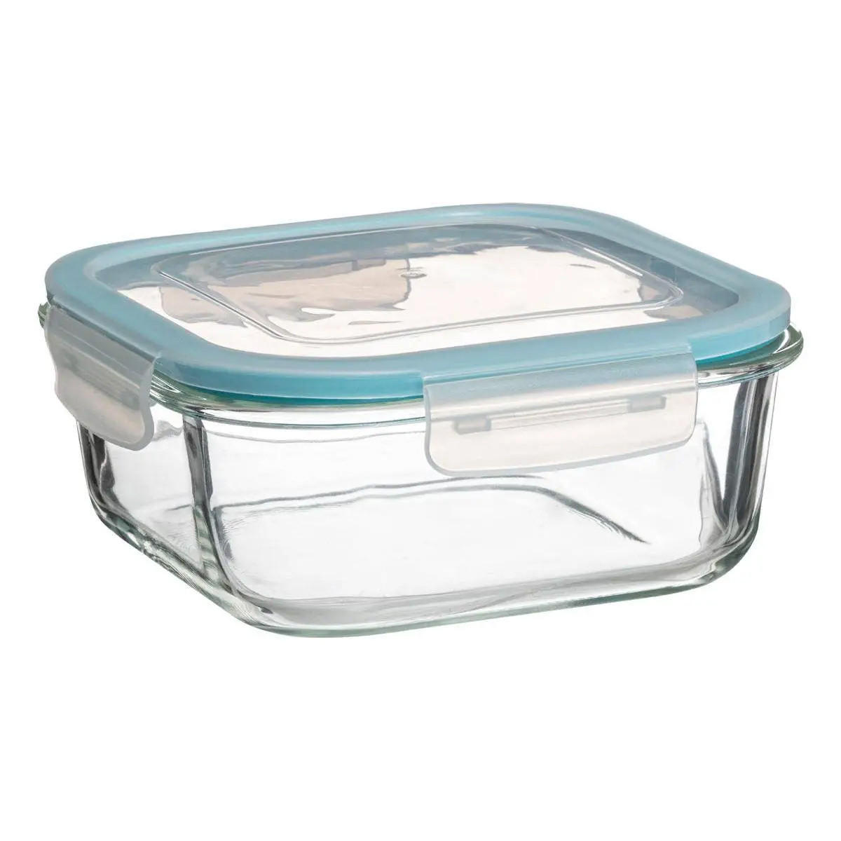 LEBENSMITTELAUFBEWAHRUNGSBEHÄLTER aus Glas 18,5/18,5/7,8 cm - Transparent, Glas (18.5/7.8/18.5cm) - 5five Simply Smart
